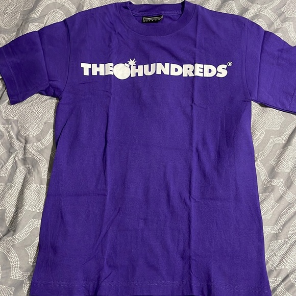 SMALL THE HUNDREDS purple tshirt - Picture 1 of 4